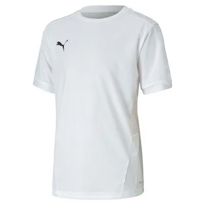 Футбольная майка Puma Teamgoal с круглым вырезом и короткими рукавами для мальчиков, размер S 70416014