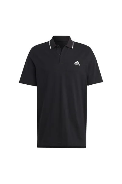 Стандартная футболка-поло Адидас Adidas, черный