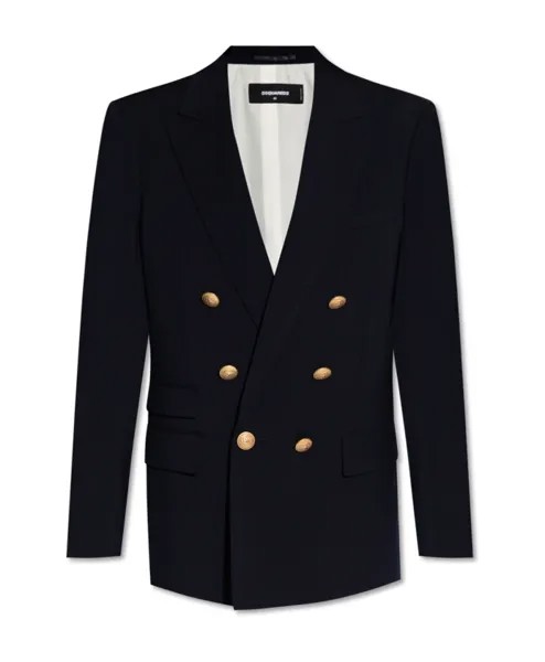 Двубортный пиджак Dsquared2, черный