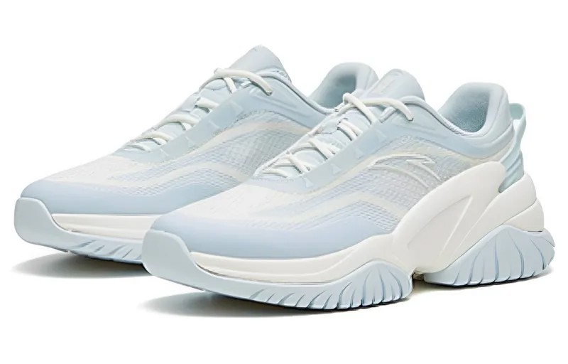 Кроссовки ANTA Variety Training Collection Training Shoes Women's Low-top White/Royal Blue/Fern Green, синий/белый