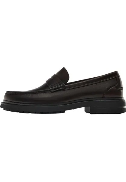 Слипоны Massimo Dutti, коричневый