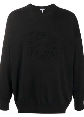 LOEWE джемпер с вышитым логотипом
