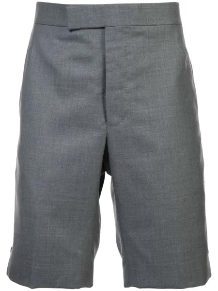 Шорты Super 120s строгого кроя Thom Browne, серый