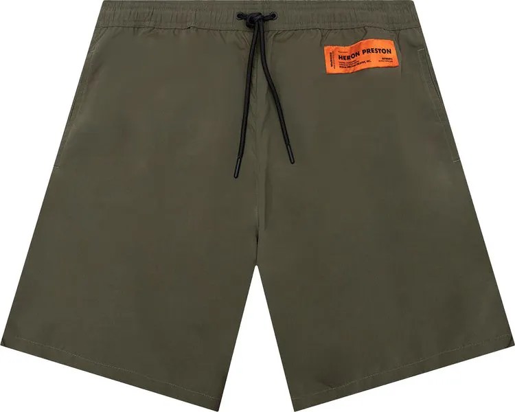 Шорты для плавания Heron Preston Swimshorts 'Green', зеленый