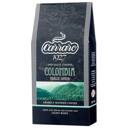 Кофе молотый Carraro Colombia, 250 г