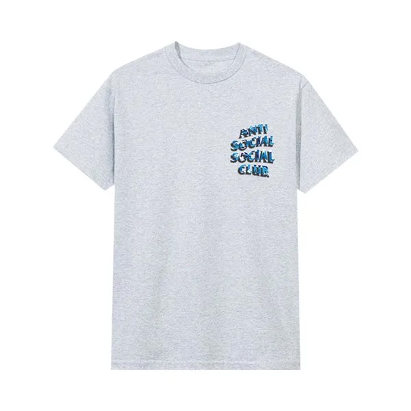 Футболка Anti Social Social Club Hidden Messages 8.0 'Heather Grey', серый