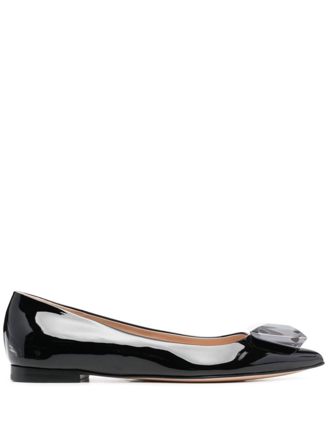 Gianvito Rossi туфли Jaipur с кристаллами, черный