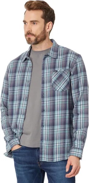 Рубашка Redmond Plaid Stretch Long Sleeve Flannel O'Neill, цвет Scrub Blue