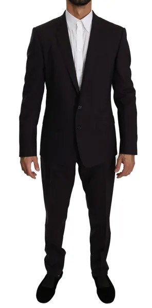 DOLCE - GABBANA Костюм MARTINI Фиолетовый эластичный шерстяной костюм из 2 предметов EU50/US40/L Рекомендуемая розничная цена 2800 долларов США