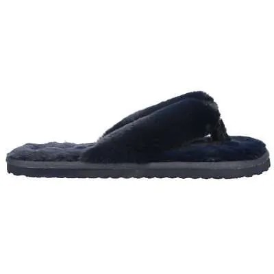 Женские синие повседневные тапочки Puma Fluff Flip Flop 385349-06