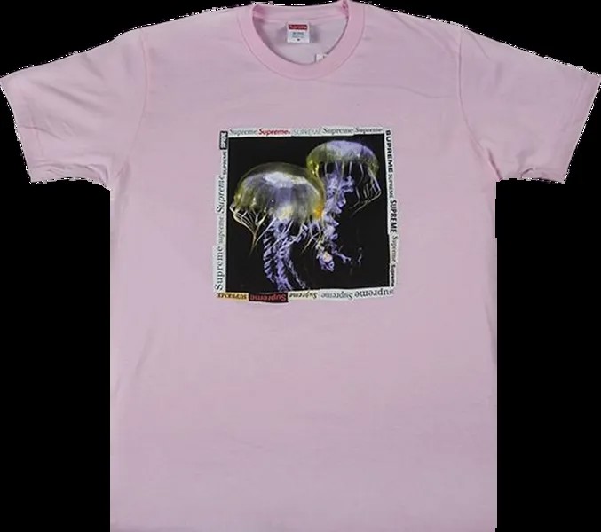 Футболка Supreme Jellyfish T-Shirt 'Pink', розовый