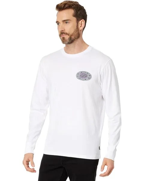 Футболка Billabong Crayon Wave Long Sleeve Graphic, белый