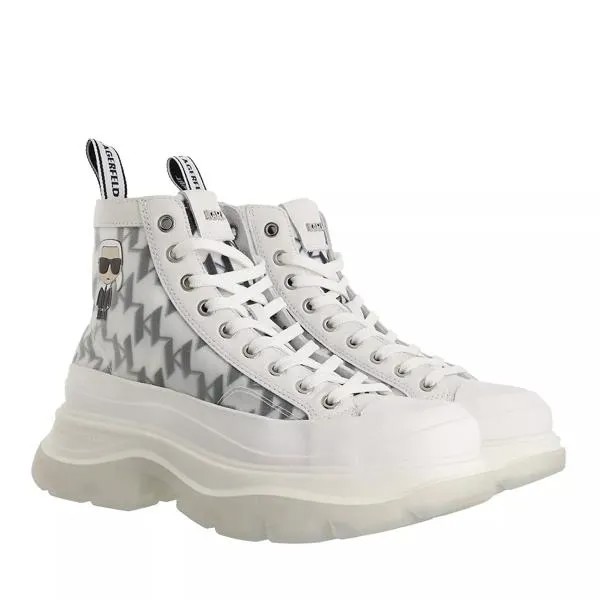 Сапоги luna monogram mesh boot Karl Lagerfeld, белый