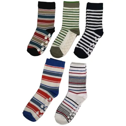 Комплект носков Aviva kids collection, 5шт, 27/30, носки детские, носки для мальчика, хлопковые, тонкие, подарочная коробка, набор