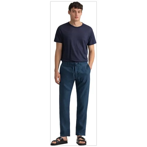 Брюки Relaxed Linen Drawstring Pants_Gant_1505072_461_XXL