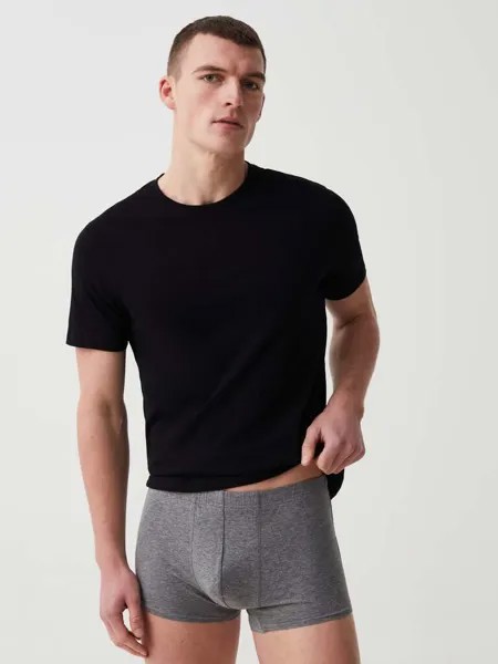 Эластичные боксеры Ovs, цвет grey marl