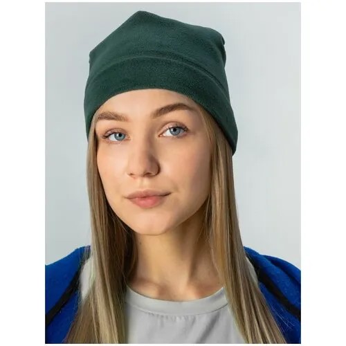 Шапка из флиса Баклажан