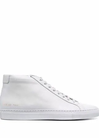Common Projects высокие кеды на шнуровке