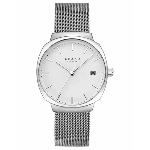 Наручные часы OBAKU V273LDCWMC, серебряный, белый