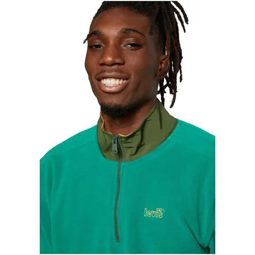 Толстовка Levis QUARTER ZIP POLAR FLEECE VARSITY BLOCK Мужчины 35978-0008 XL