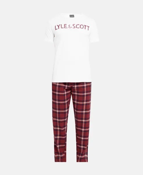 Пижама Lyle & Scott, светло-красный