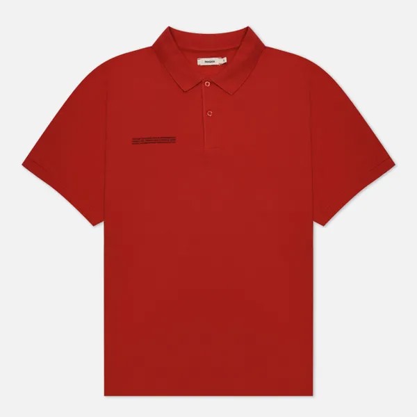 Мужское поло PANGAIA Organic Cotton Pique красный, Размер L