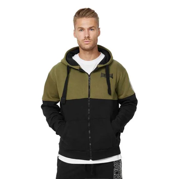 Толстовка Lonsdale Lucklawhill Full Zip, черный