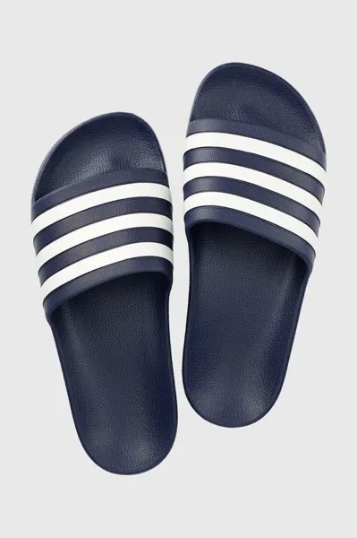 Шлепанцы адидас adidas, темно-синий