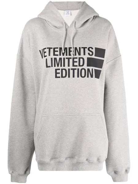 VETEMENTS худи с логотипом Limited Edition