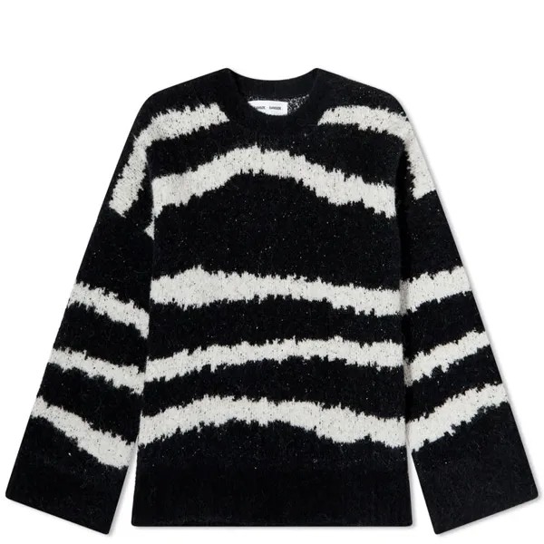 Джемпер Samsøe Samsøe Mila Zebra Knit Crew Sweat