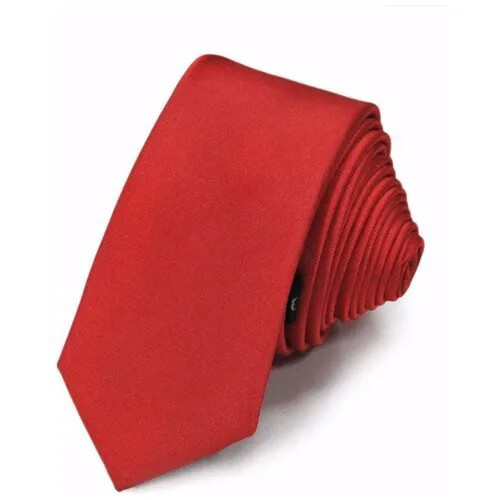 Яркий коралловый узкий галстук 843803