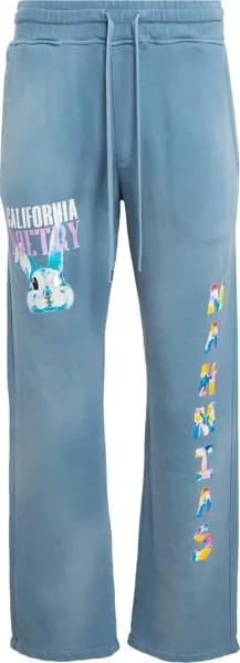 Спортивные брюки Nahmias Bunny Baggy 'Dusty Blue Sunfade', синий