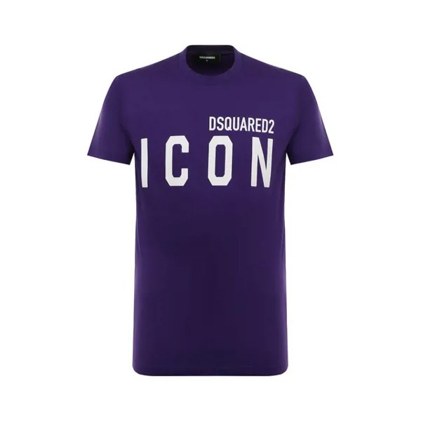 Хлопковая футболка Icon Dsquared2