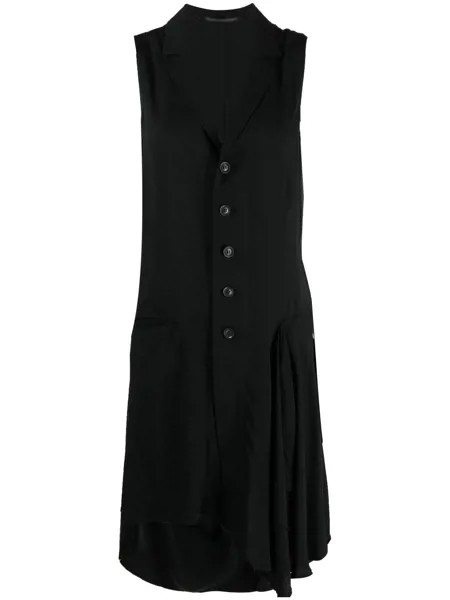 Yohji Yamamoto блузка без рукавов