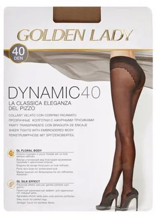 Колготки Golden Lady Dynamic 40 den, размер 4-L, melon (бежевый)