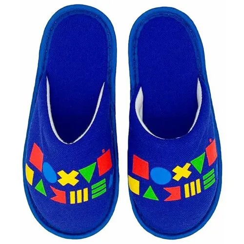 Тапочки ivshoes, размер 44-45, синий, желтый