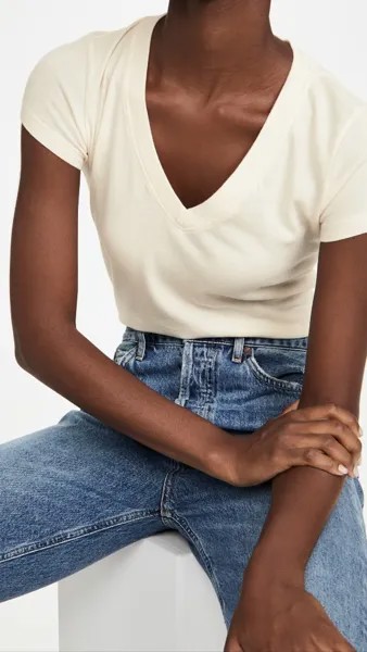 Футболка L'AGENCE Becca V Neck