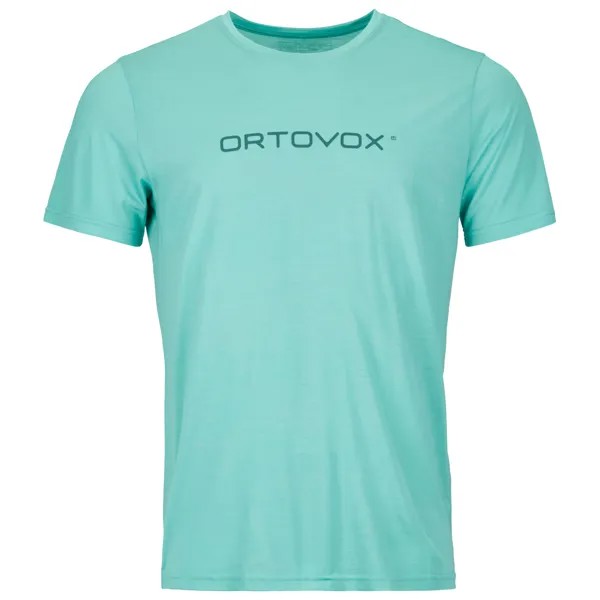 Рубашка из мериноса Ortovox 150 Cool Brand T Shirt, цвет Aquatic Ice