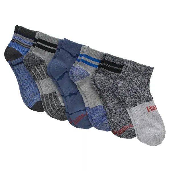 Мужские носки Hanes Originals Ultimate, 6 пар влагоотводящих носков до щиколотки
