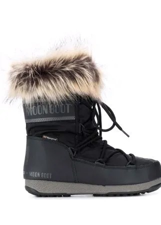 Moon Boot ботинки с искусственным мехом
