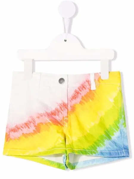 Stella McCartney Kids джинсовые шорты с принтом