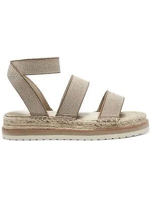 VINCE CAMUTO Женские бежевые босоножки на танкетке 1 дюйм с отделкой эспадрильи Kolindia, 9 м