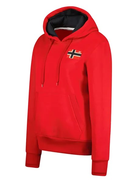 Толстовка Geographical Norway Hoodie Genifer, красный