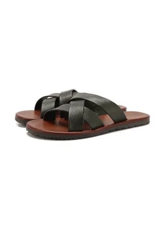 Кожаные шлепанцы Corneliani