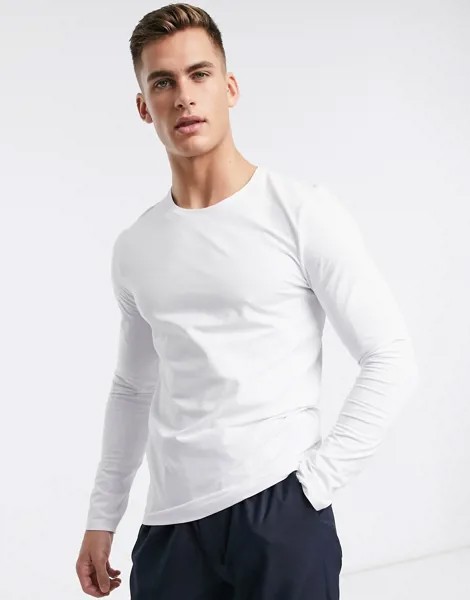 Лонгслив Selected Homme-Белый