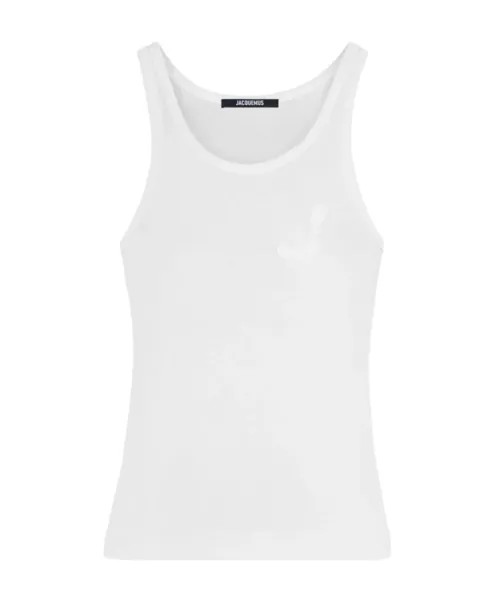 Футболка с мотивом Fisherman Jacquemus, белый