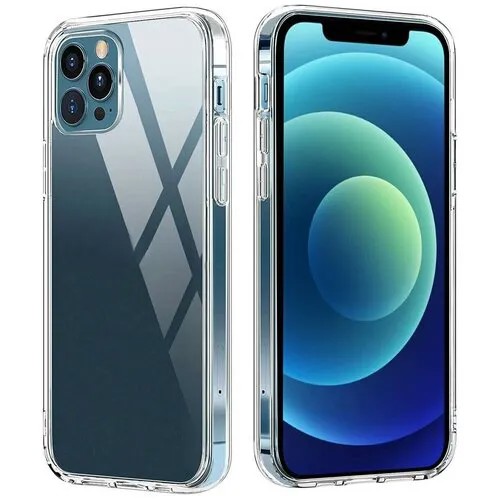 Силиконовый чехол на Apple iPhone 12 Pro Max, прозрачный
