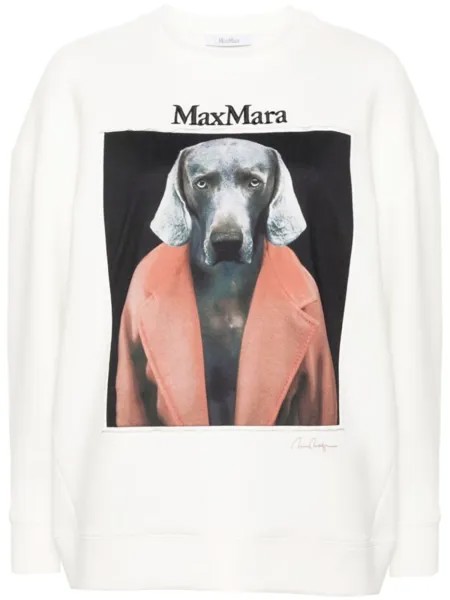 Max Mara толстовка Bacco, белый