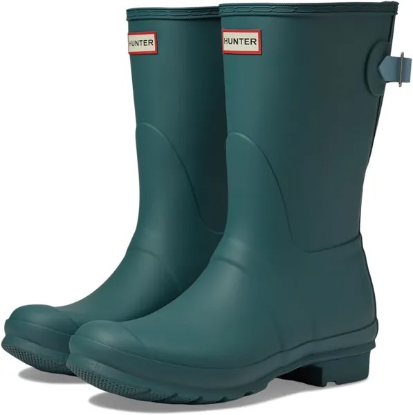 Резиновые сапоги Original Short Back Adjustable Rain Boots Hunter, цвет Teal Tempo/Shifting Blue