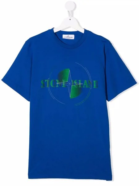 Stone Island Junior футболка с логотипом